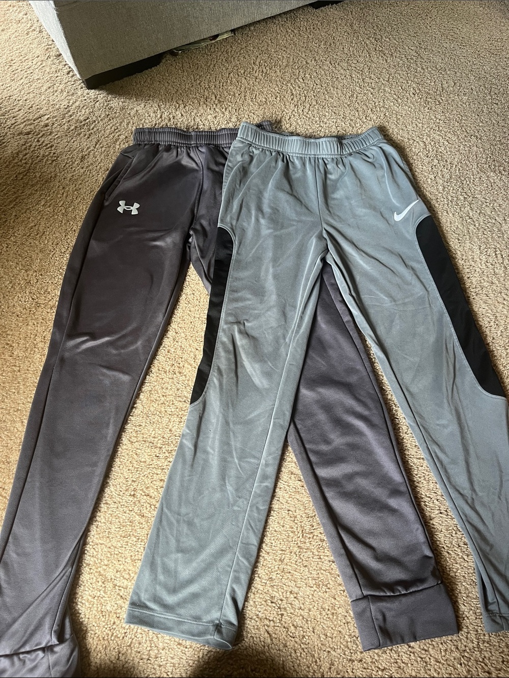 BOYS size XL joggers - NIKE & UNDER ARMOUR